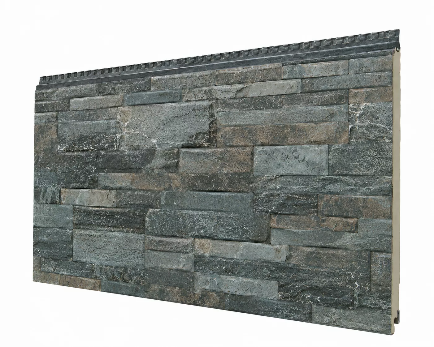 Multi-Tone Ledger Stone Metal Sidepanel