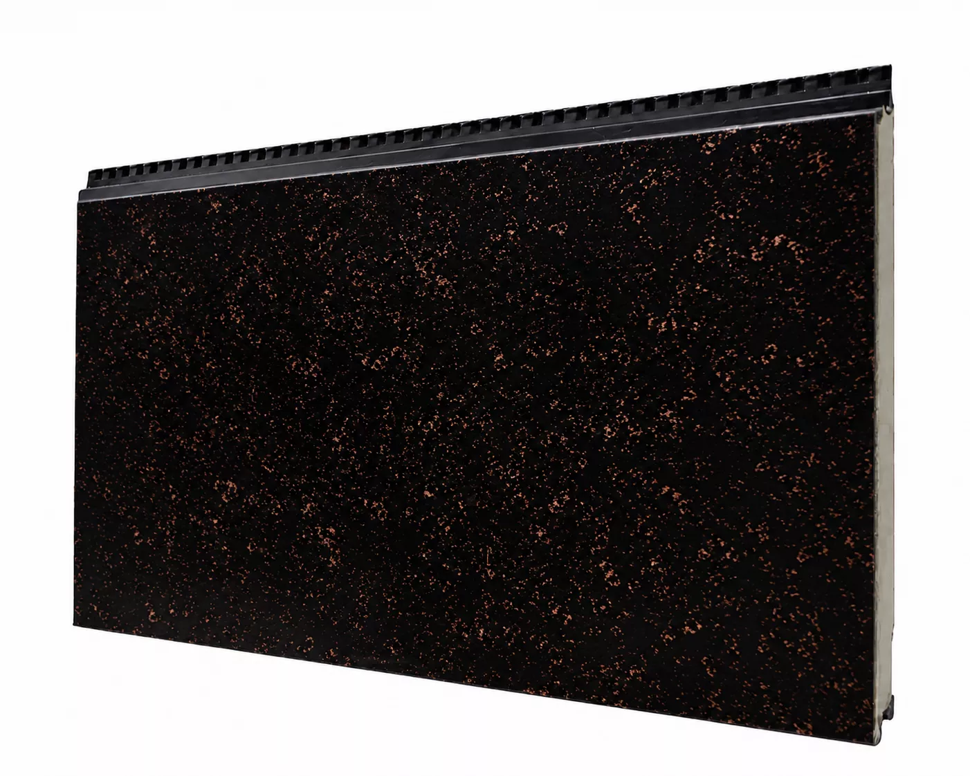 Rød marmor metal sidepanel